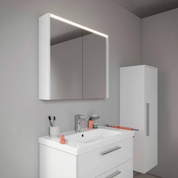 Duravit D-Code LED-Spiegelschrank 80 x 70 cm