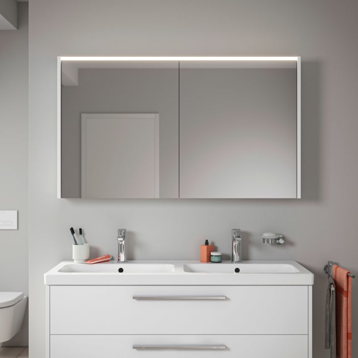 Duravit D-Code LED-Spiegelschrank 120 x 70 cm
