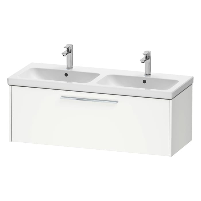 Duravit D-Code Waschtischunterbau 118,4 cm, 1 Auszug, Griff chrom
