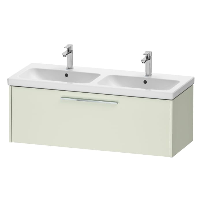 Duravit D-Code Waschtischunterbau 118,4 cm, 1 Auszug, Griff chrom