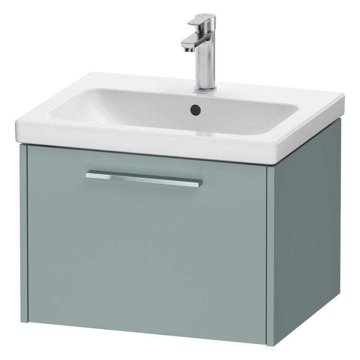 Duravit D-Code Waschtischunterbau 58,4 cm, 1 Auszug, Griff chrom
