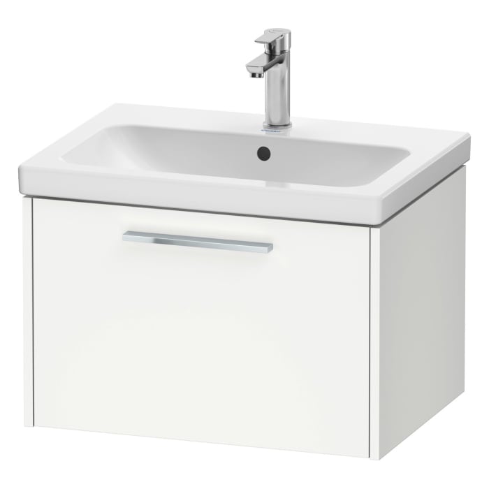 Duravit D-Code Waschtischunterbau 63,4 cm, 1 Auszug, Griff chrom