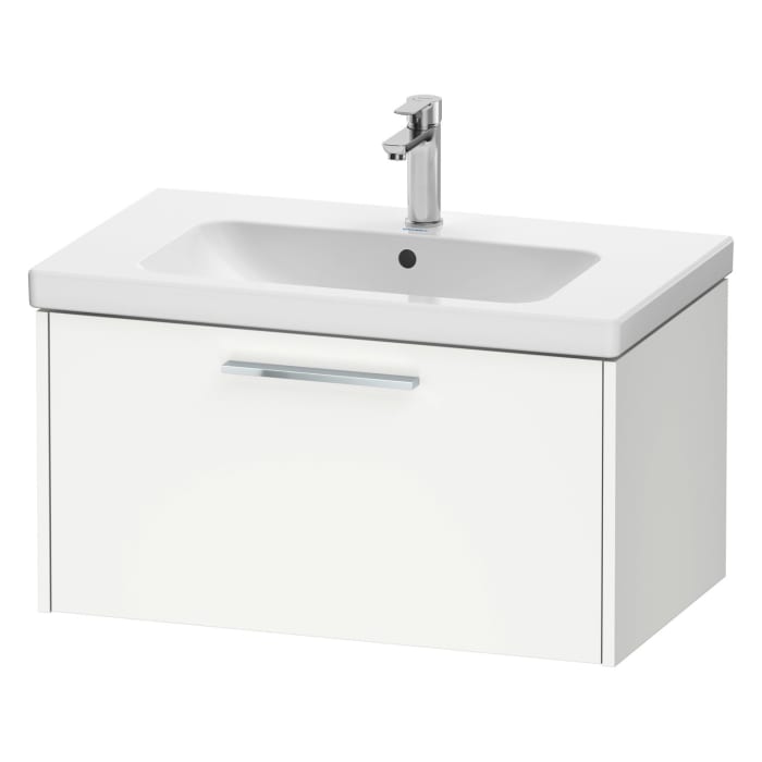 Duravit D-Code Waschtischunterbau 78,4 cm, 1 Auszug, Griff chrom