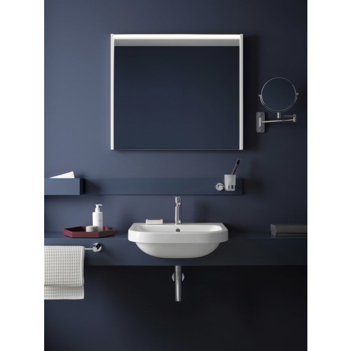 Duravit D-Code Halbeinbauwaschtisch 55 cm