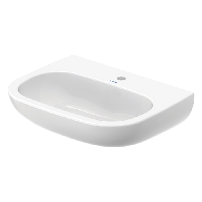 Duravit D-Code Waschtisch Med 60 cm mit 1 Hahnloch