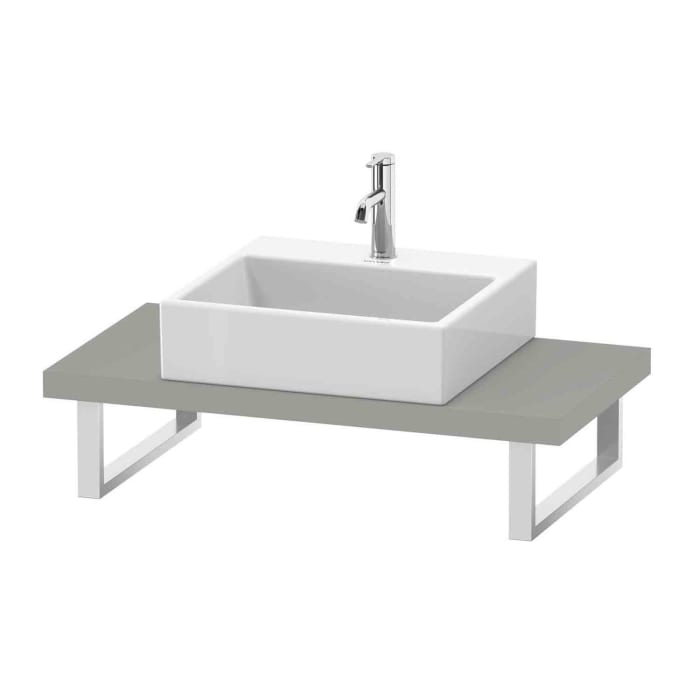 Duravit DuraStyle Konsole Compact 70 x 48 x 3 cm ohne Waschtischausschnitt