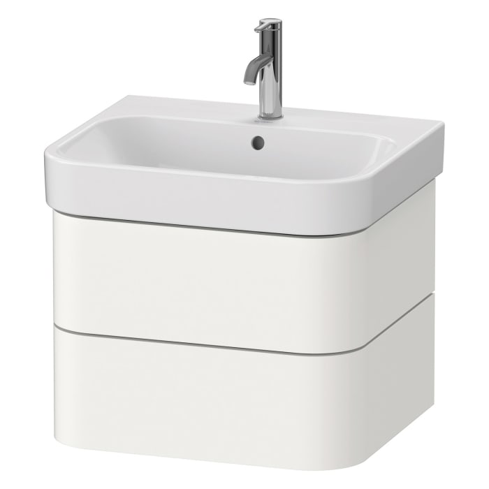 Duravit Happy D.2 Plus Waschtischunterschrank wandhängend, 2 Auszüge, 57,5 x 49 cm