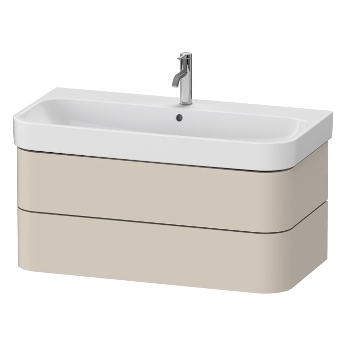 Duravit Happy D.2 Plus Waschtischunterschrank wandhängend, 2 Auszüge, 97,5 x 49 cm