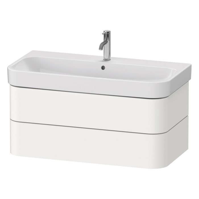 Duravit Happy D.2 Plus Waschtischunterschrank wandhängend, 2 Auszüge, 97,5 x 49 cm