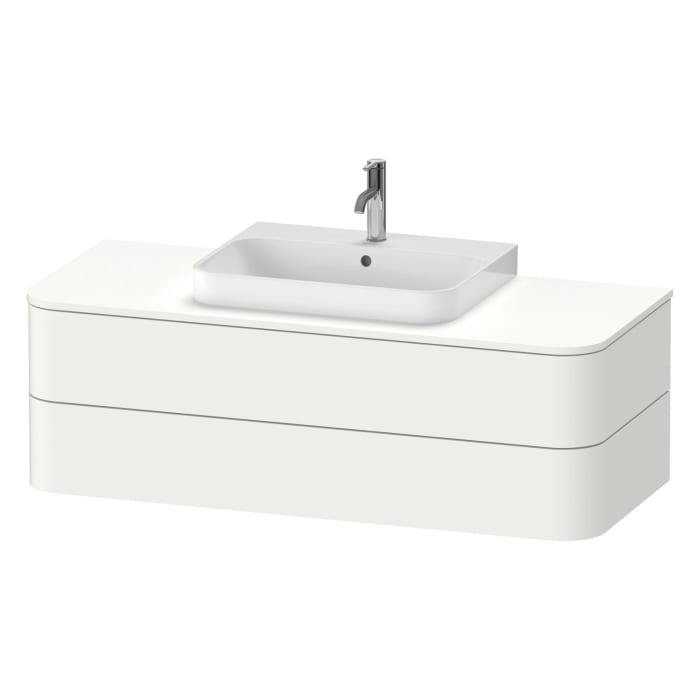 Duravit Happy D.2 Plus Waschtischunterschrank mit 2 Schubkästen, 130 x 40,8 cm, für Konsole
