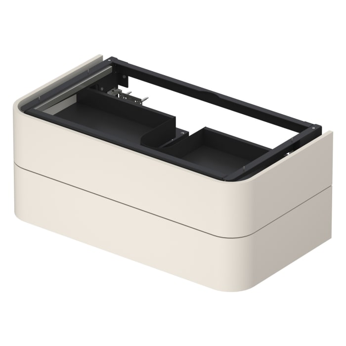 Duravit Happy D.2 Plus Waschtischunterschrank mit 2 Schubkästen, 100 x 40,8 cm, für Konsole