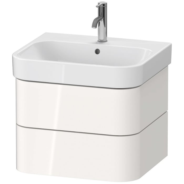Duravit Happy D.2 Plus Waschtischunterschrank wandhängend, 2 Auszüge, 57,5 x 49 cm