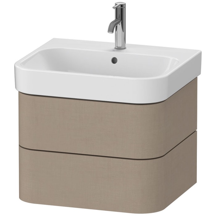 Duravit Happy D.2 Plus Waschtischunterschrank wandhängend, 2 Auszüge, 57,5 x 49 cm