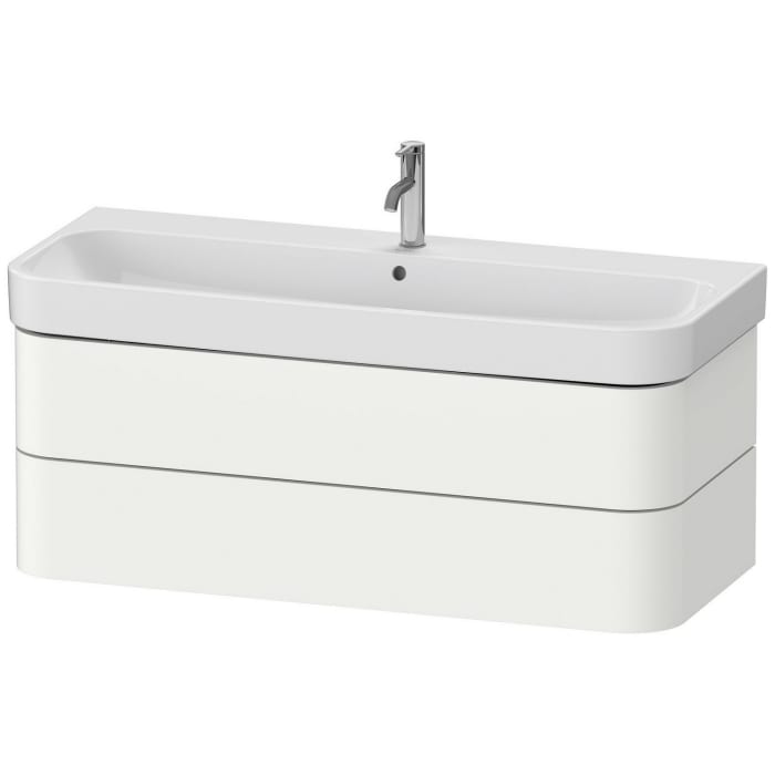 Duravit Happy D.2 Plus Waschtischunterschrank wandhängend, 2 Auszüge, 117,5 x 49 cm