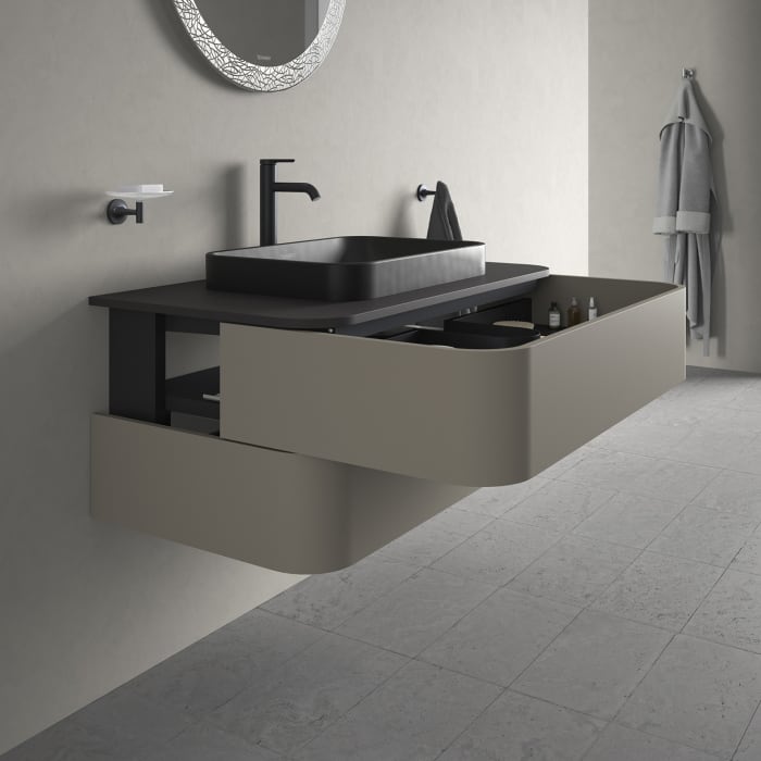 Duravit Happy D.2 Plus Waschtischunterschrank mit 2 Schubkästen, 100 x 40,8 cm, für Konsole