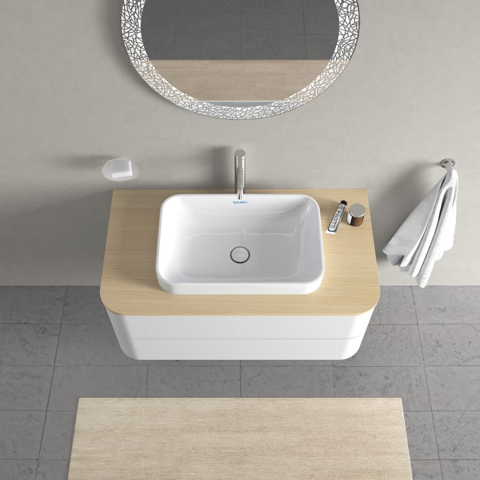 Duravit Happy D.2 Plus Waschtischunterschrank mit 2 Schubkästen, 100 x 40,8 cm, für Konsole