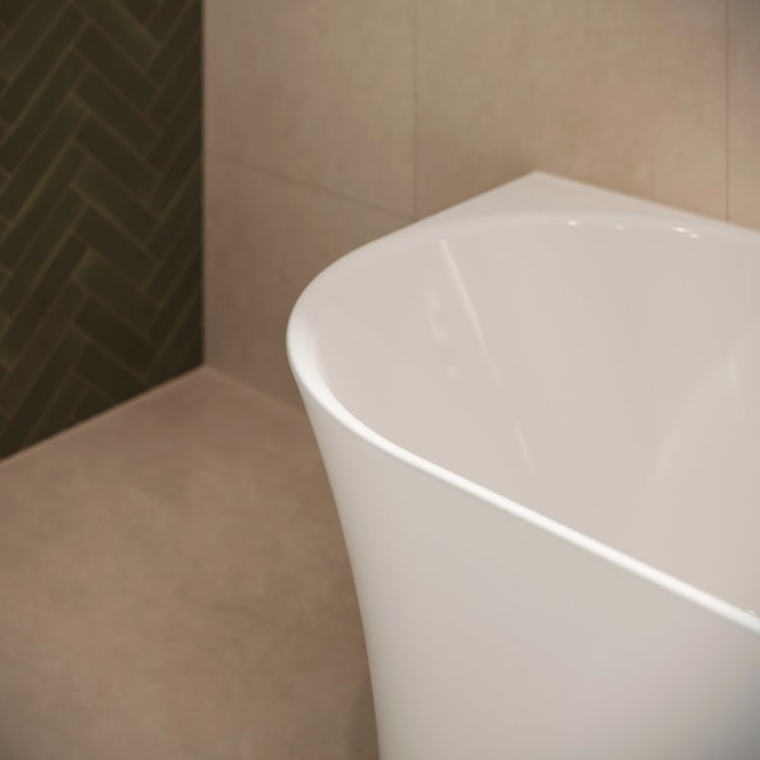Duravit Joviva Badewanne 170 x 80 x 47 cm Ecke rechts
