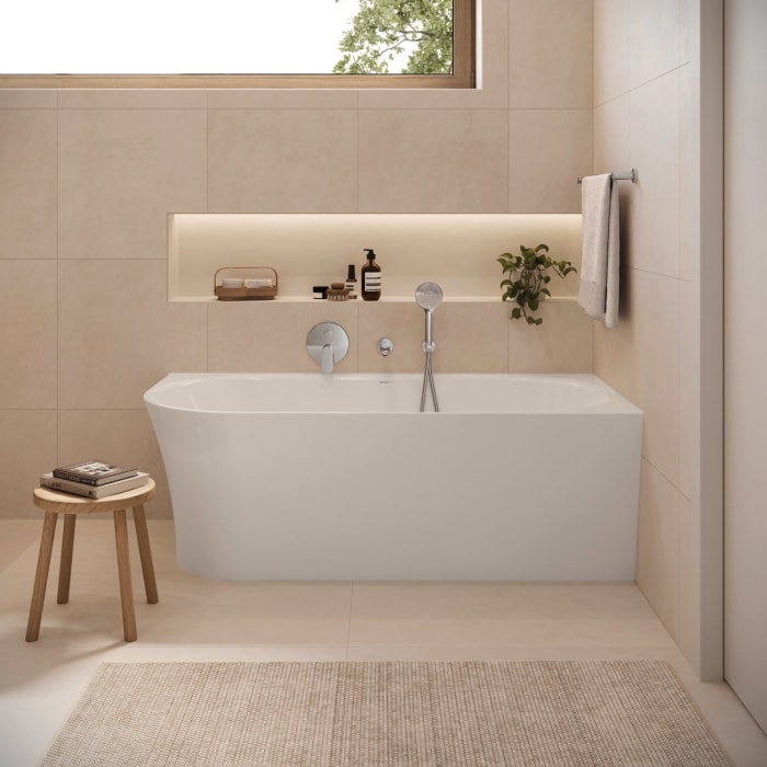 Duravit Joviva Badewanne 170 x 80 x 47 cm Ecke rechts