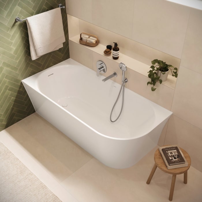Duravit Joviva Badewanne 170 x 80 x 47 cm Ecke links