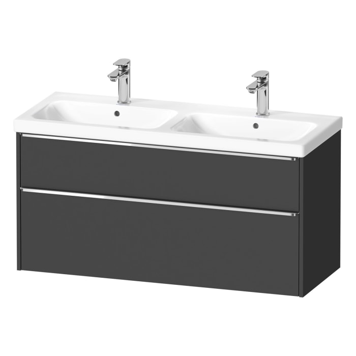 Duravit Joviva Keramik-Doppelwaschtisch mit Unterschrank 120 cm