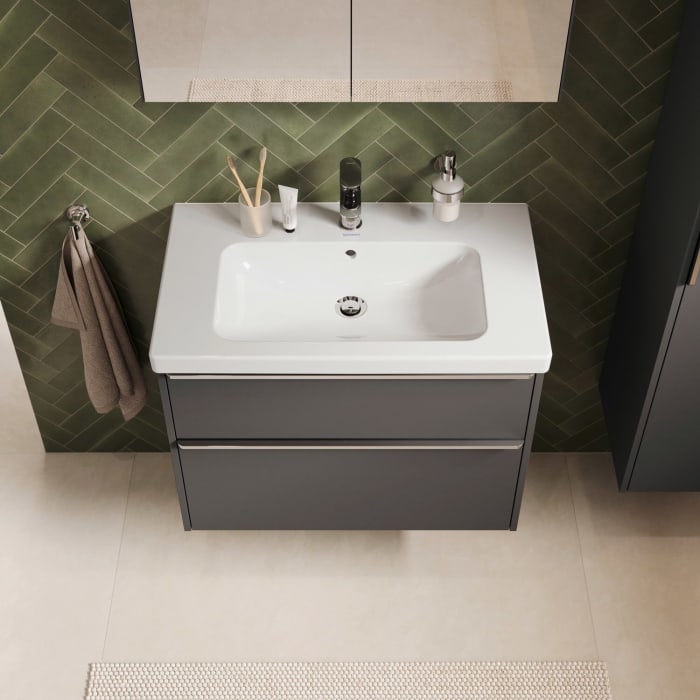 Duravit Joviva Keramik-Waschtisch mit Unterschrank 80 cm