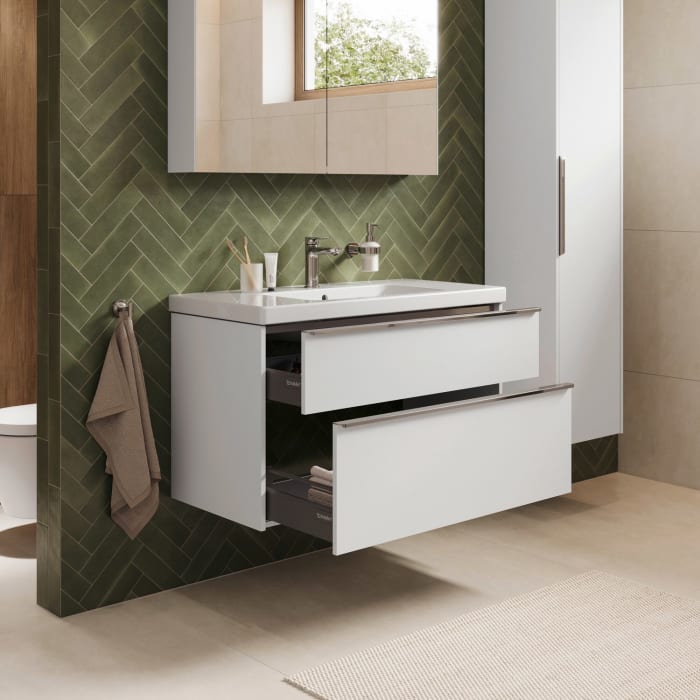 Duravit Joviva Keramik-Waschtisch mit Unterschrank 100 cm