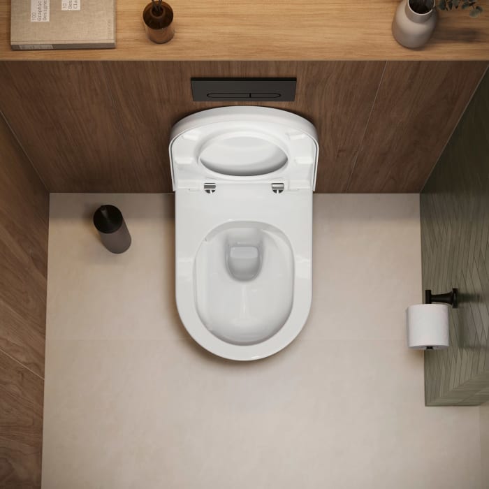 Duravit Joviva spülrandloses Wand-WC Komplett-Set