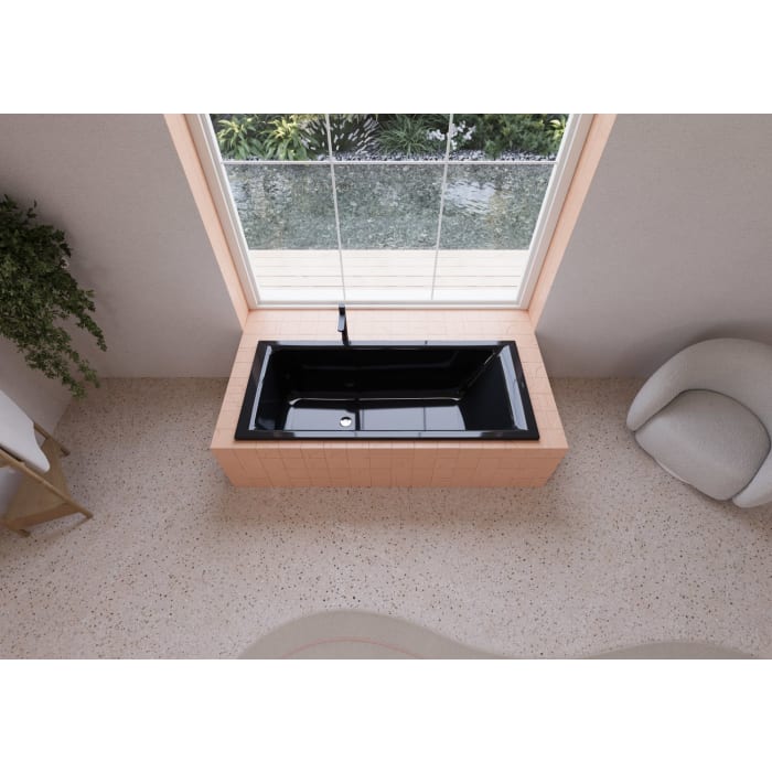 Kaldewei PURO STAR Mod. 686 Badewanne 160 x 70 cm, mit seitl. Überlauf links, mit Perl-Effekt und Grifflöcher