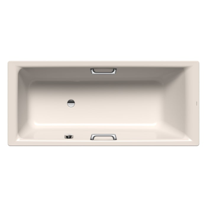 Kaldewei PURO STAR Mod. 694 Badewanne 170 x 80 cm, mit seitl. Überlauf links, mit Perl-Effekt und Grifflöcher