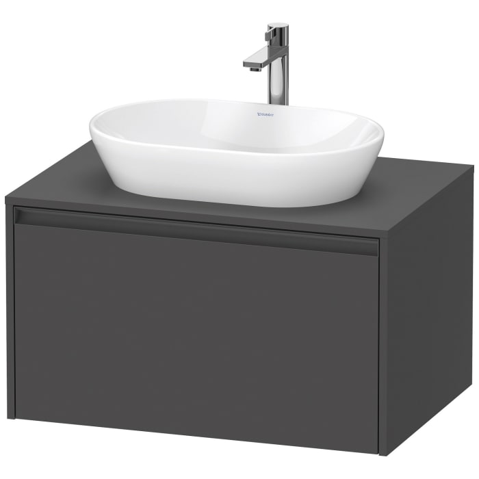 Duravit Ketho.2 Konsolenwaschtischunterbau wandhängend, 1 Auszug, 80 cm