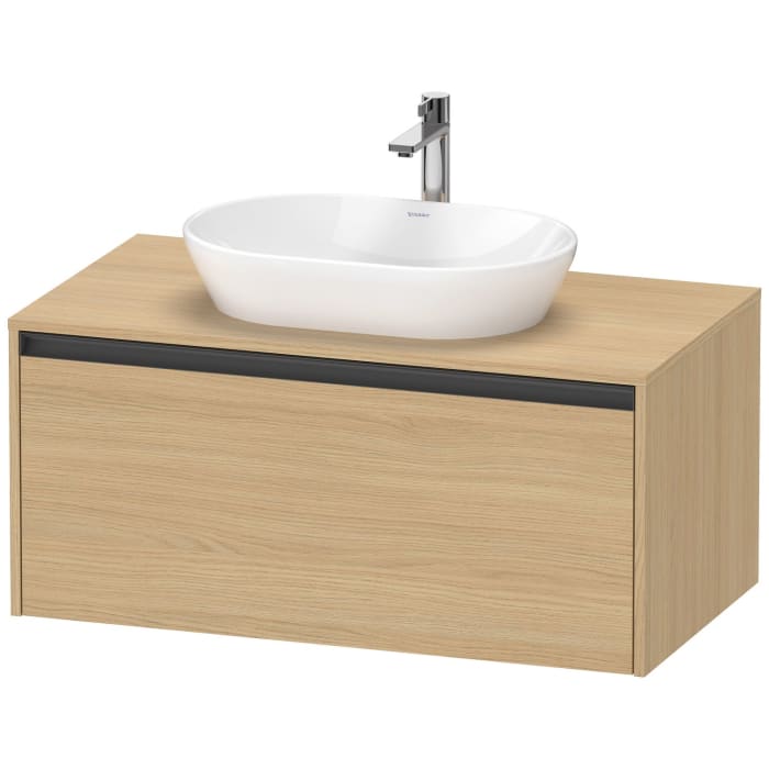 Duravit Ketho.2 Konsolenwaschtischunterbau wandhängend, 1 Auszug, 100 cm