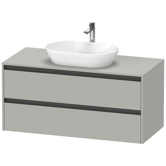 Duravit Ketho.2 Konsolenwaschtischunterbau wandhängend, 2 Auszüge, 120 cm