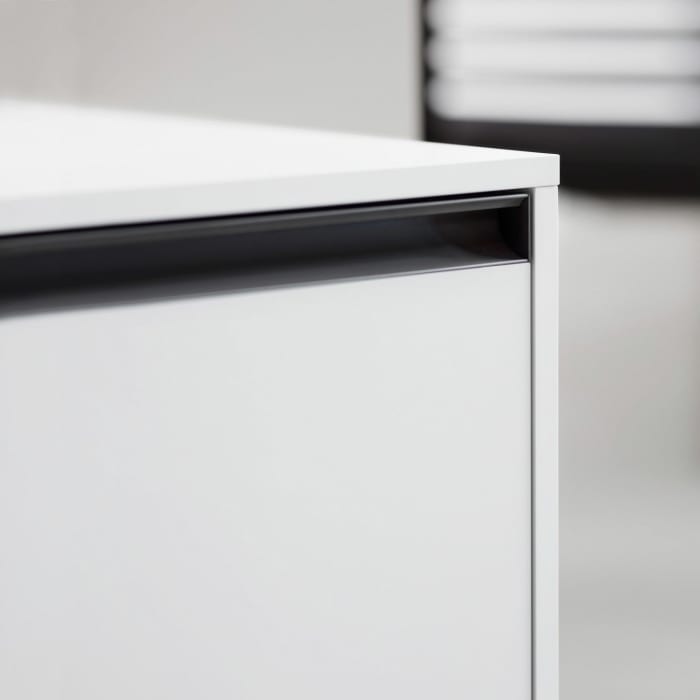 Duravit Ketho.2 Konsolenwaschtischunterbau wandhängend, 1 Auszug, 80 cm