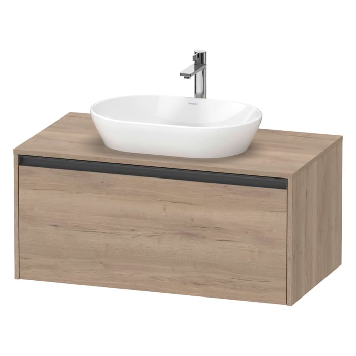 Duravit Ketho.2 Konsolenwaschtischunterbau wandhängend, 1 Auszug, 100 cm