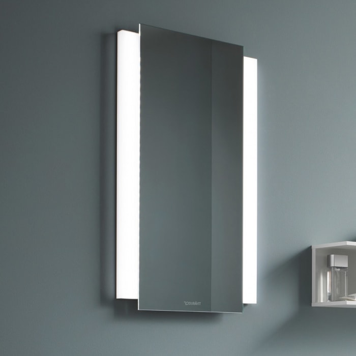 Duravit Ketho.2 Badspiegel 40 cm mit Dimmfunktion in Mattweiß