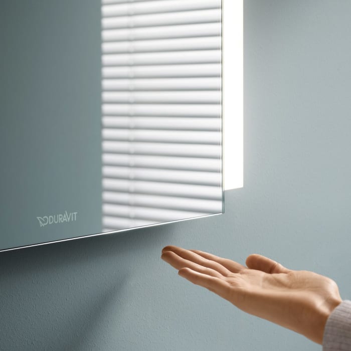 Duravit Ketho.2 Badspiegel 40 cm mit Dimmfunktion in Mattweiß