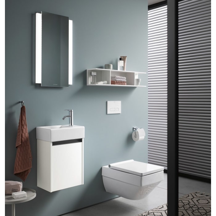Duravit Ketho.2 Badspiegel 40 cm mit Dimmfunktion in Mattweiß