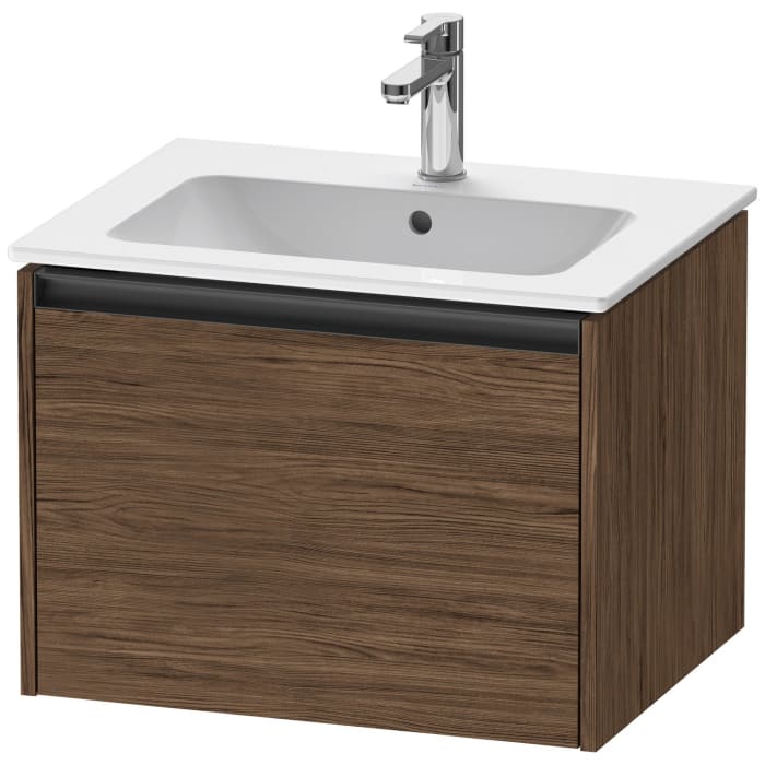 Duravit Ketho.2 Waschtischunterbau wandhängend, 1 Auszug, 61 cm