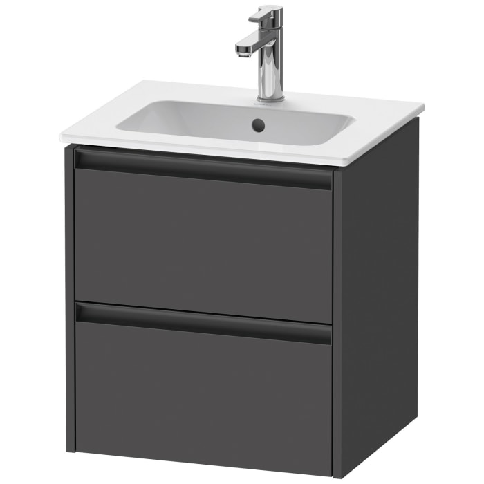Duravit Ketho.2 Waschtischunterbau wandhängend, 2 Auszüge, 51 cm