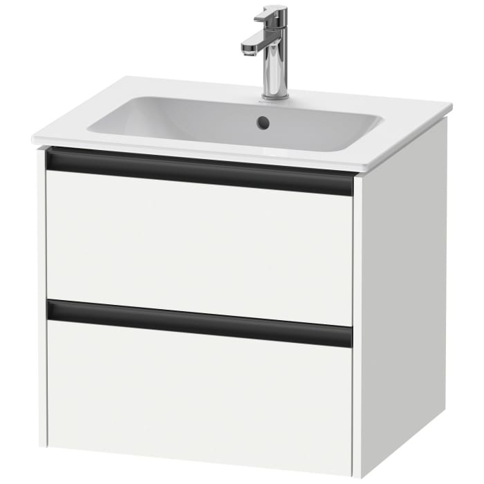 Duravit Ketho.2 Waschtischunterbau wandhängend, 2 Auszüge, 61 cm
