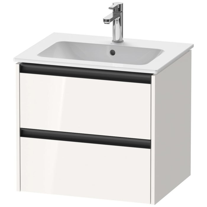 Duravit Ketho.2 Waschtischunterbau wandhängend, 2 Auszüge, 61 cm