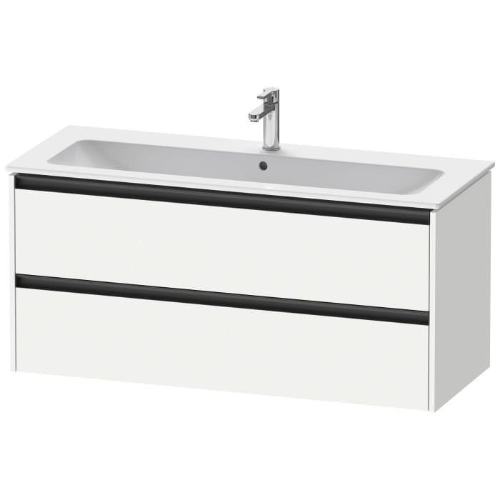 Duravit Ketho.2 Waschtischunterbau wandhängend, 2 Auszüge, 121 cm