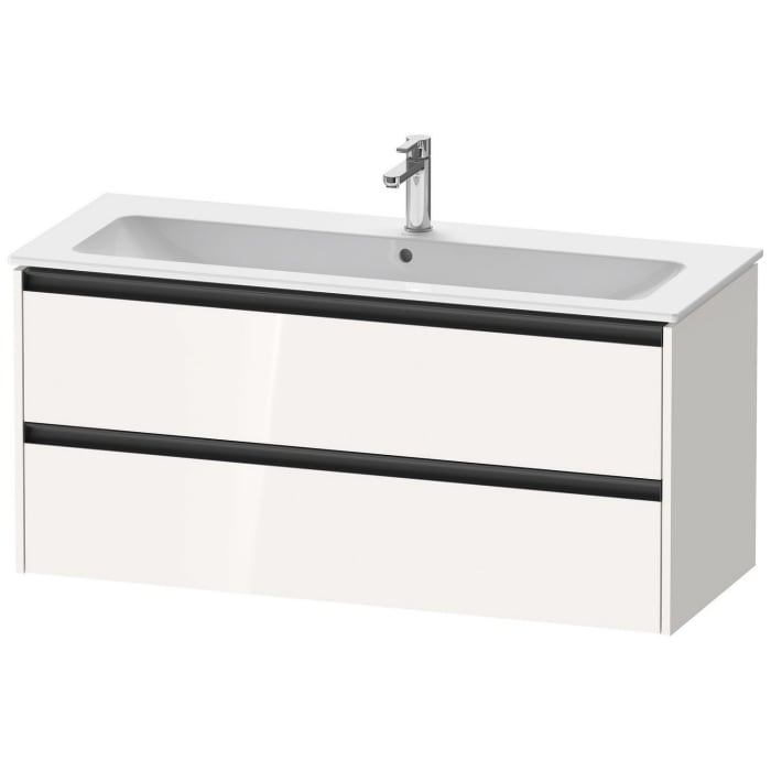 Duravit Ketho.2 Waschtischunterbau wandhängend, 2 Auszüge, 121 cm