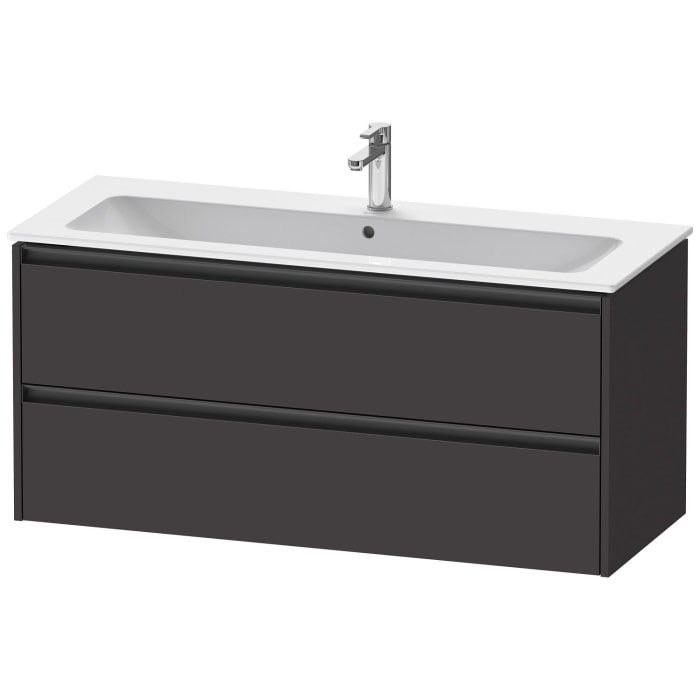 Duravit Ketho.2 Waschtischunterbau wandhängend, 2 Auszüge, 121 cm