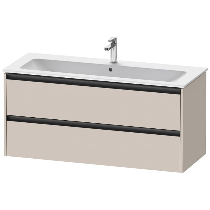 Duravit Ketho.2 Waschtischunterbau wandhängend, 2 Auszüge, 121 cm