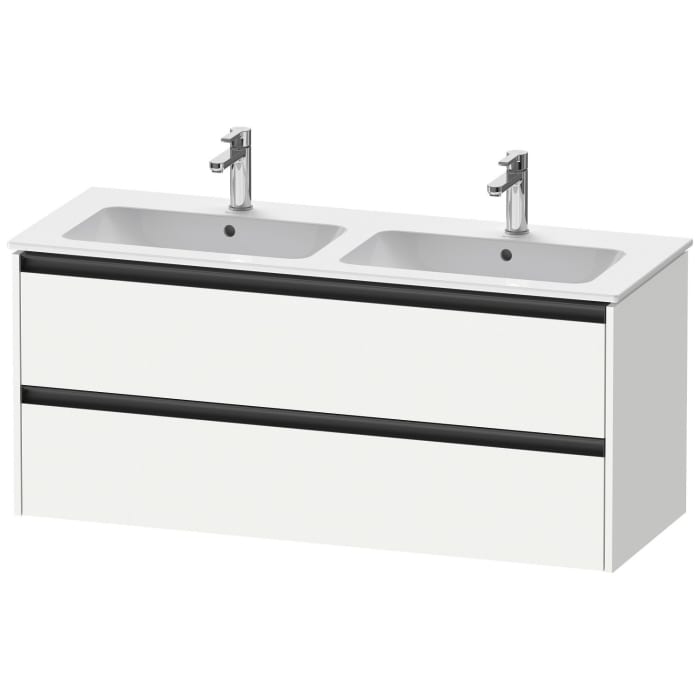 Duravit Ketho.2 Waschtischunterbau wandhängend, 2 Auszüge, 128 cm