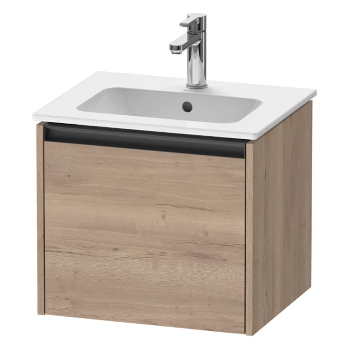 Duravit Ketho.2 Waschtischunterbau wandhängend, 1 Auszug, 51 cm