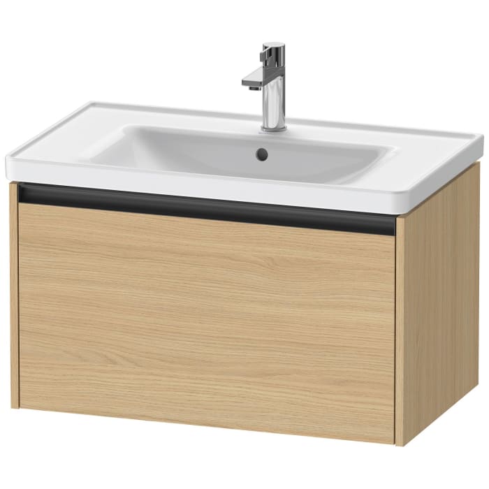 Duravit Ketho.2 Waschtischunterbau wandhängend, 1 Auszug, 78,4 cm