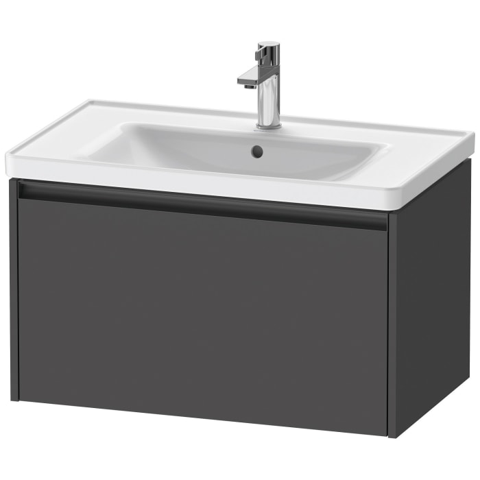 Duravit Ketho.2 Waschtischunterbau wandhängend, 1 Auszug, 78,4 cm