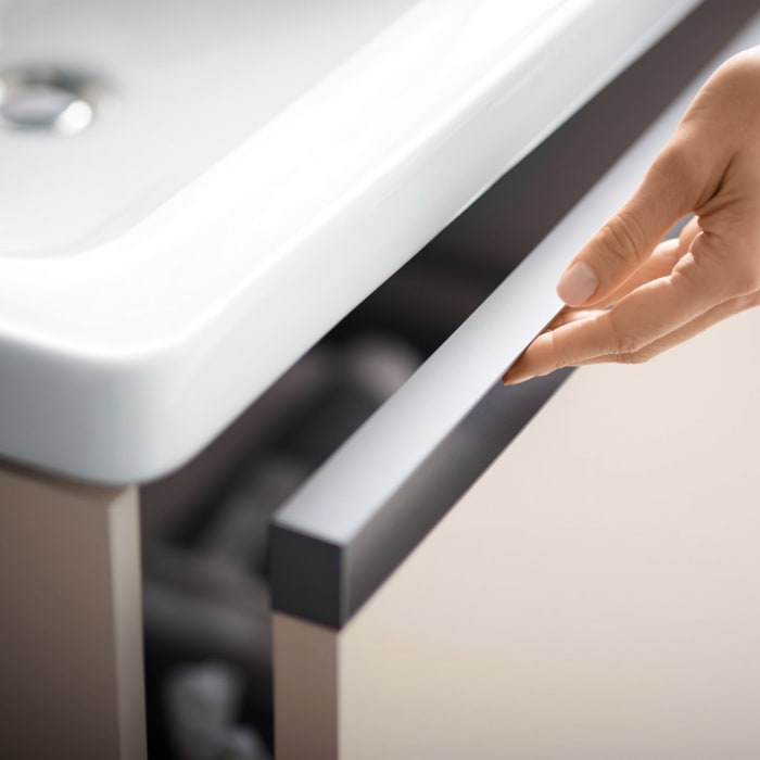 Duravit Ketho.2 Waschtischunterbau wandhängend, 1 Auszug, 58,4 cm